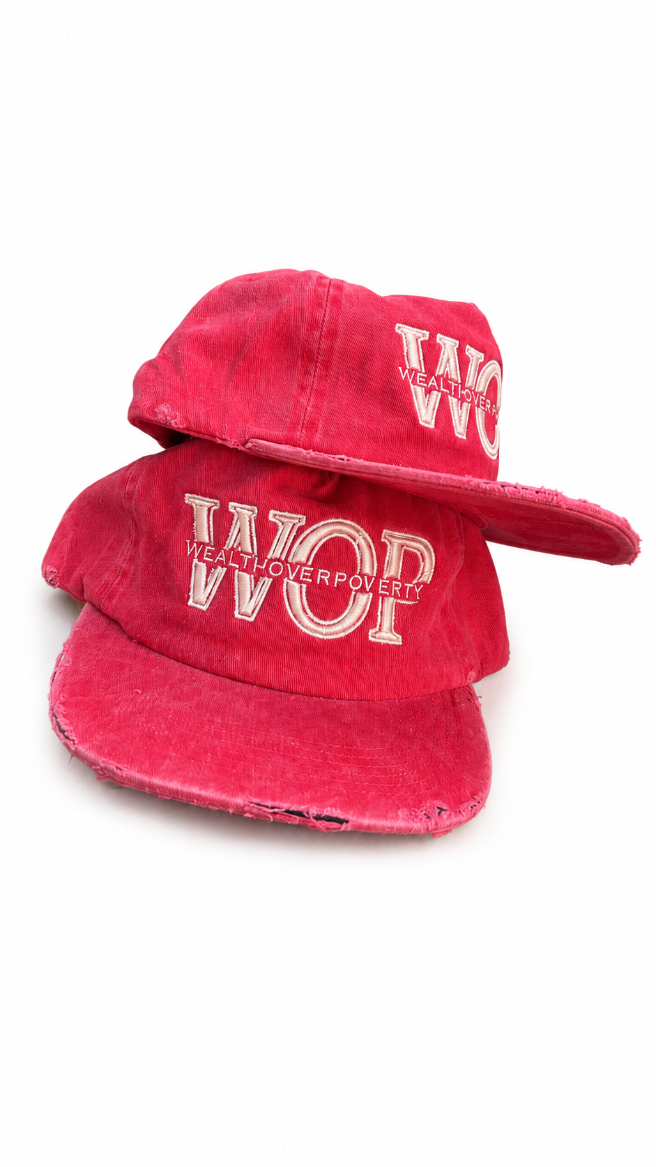 ‘Washed Red’ SnapBack Hat